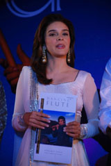 Singer Rageshwari at the launch of music album "Dancing Flute" in Mumbai.