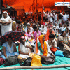 Baba Ramdev and Anna Hazare's one day fast at Sansad Marg Delhi