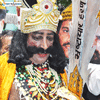 Baba Ramdev and Anna Hazare's one day fast at Sansad Marg Delhi