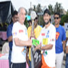 Daip Tahil And Winner At the Football Marathon