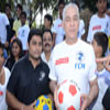 Yogesh Pawaskar and Dalip Tahil at Football Marathon
