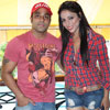 Abhishek Awasthi and Mahii at Maddock Entertainment Opening