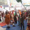 Anna Hazare supporters protest at Jantar Mantar