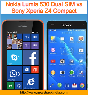 Nokia Lumia 530 Dual Sim Vs Sony Xperia Z4 Compact Comparison Of