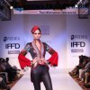 Models on ramp displaying Rajdeep Ranawat design at India Runway Week 2013